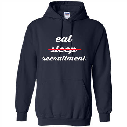 Eat Sleep Recruitment T-shirt Navy