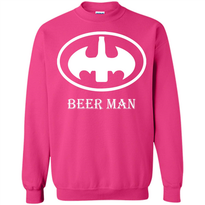 Beer Man T-shirt Funny Logo T-shirt Heliconia