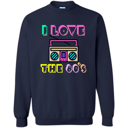 I Love The 80's T-shirt Navy