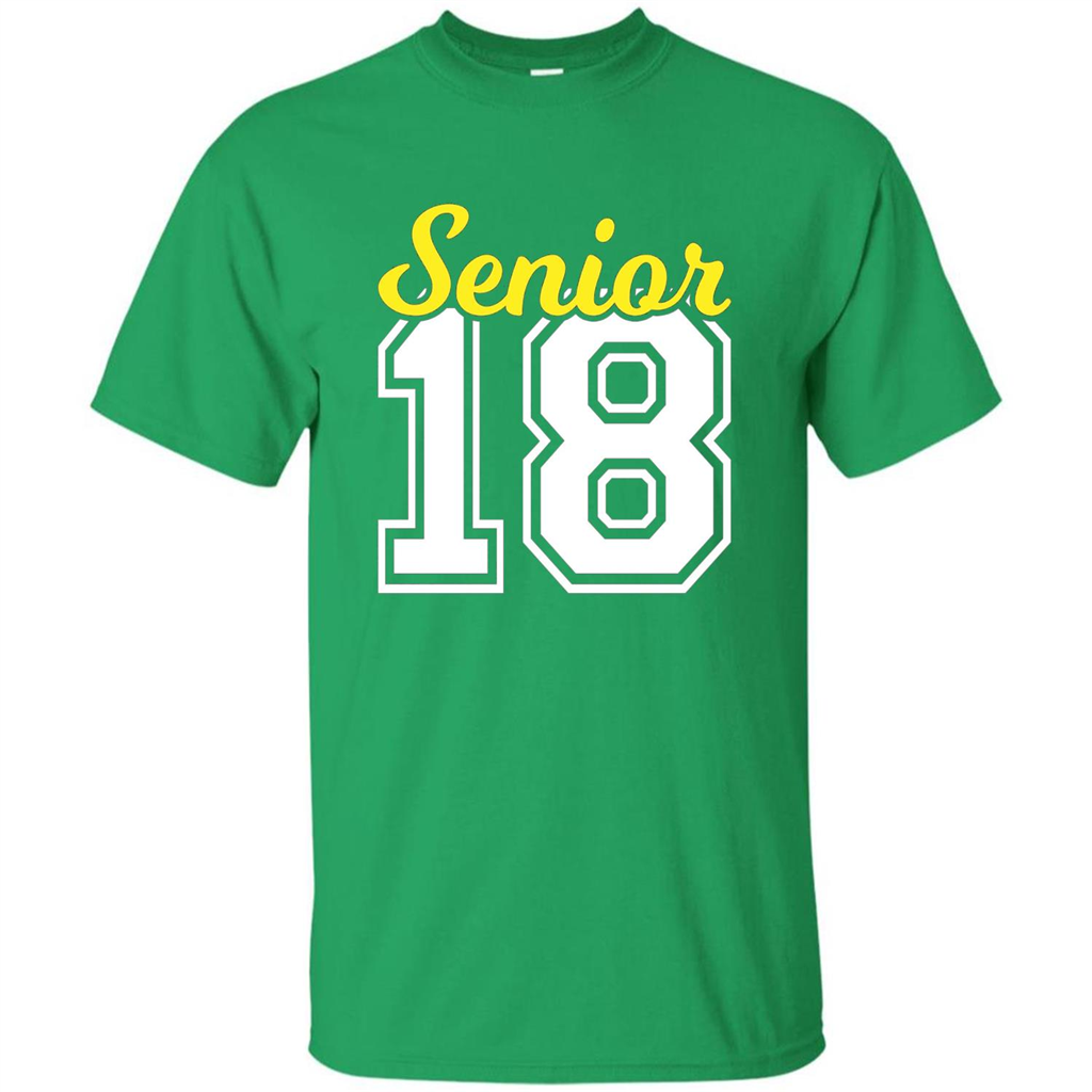 Senior Class of 2018 Jersey Style T-shirt Irish Green