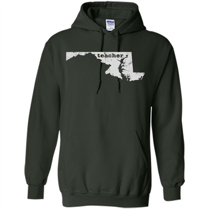 Maryland Teacher Home Style T-Shirt Forest Green