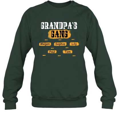 Grandpa's Gangs (Customized Name) Sweatshirt Sweatshirt Forest
