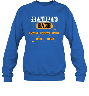 Grandpa's Gangs (Customized Name) Sweatshirt