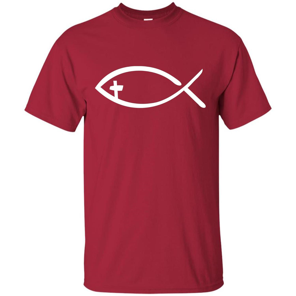 Christian T-shirt Jesus fish T-shirt