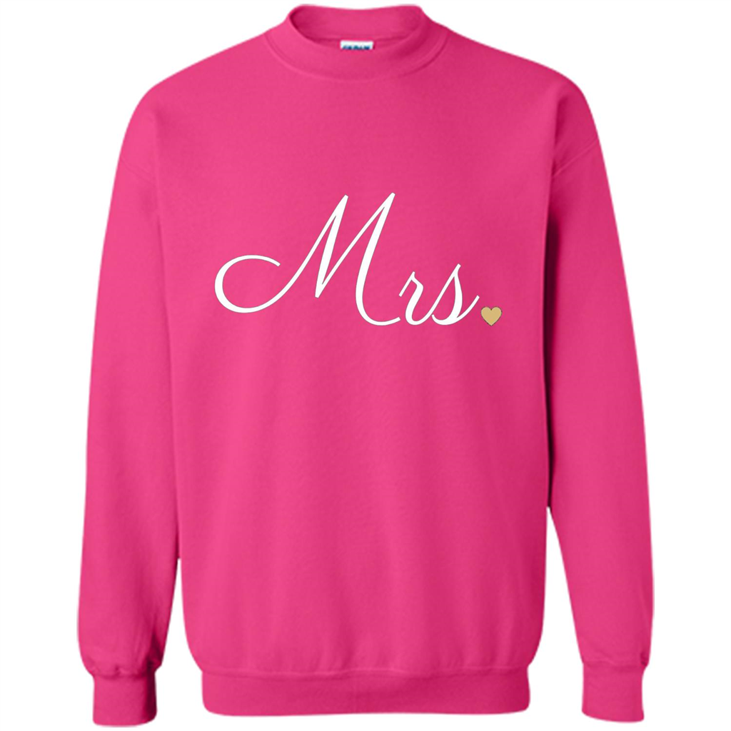 Mrs. Wedding T-shirt Heliconia