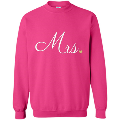 Mrs. Wedding T-shirt Heliconia