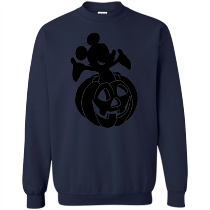 Mickey Mouse Halloween Pumpkin T-shirt Navy