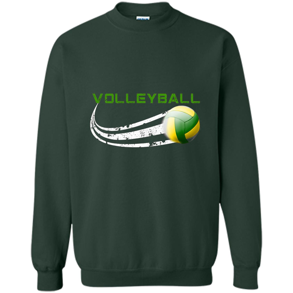 Sports T-shirt Volleyball Player Forest Green