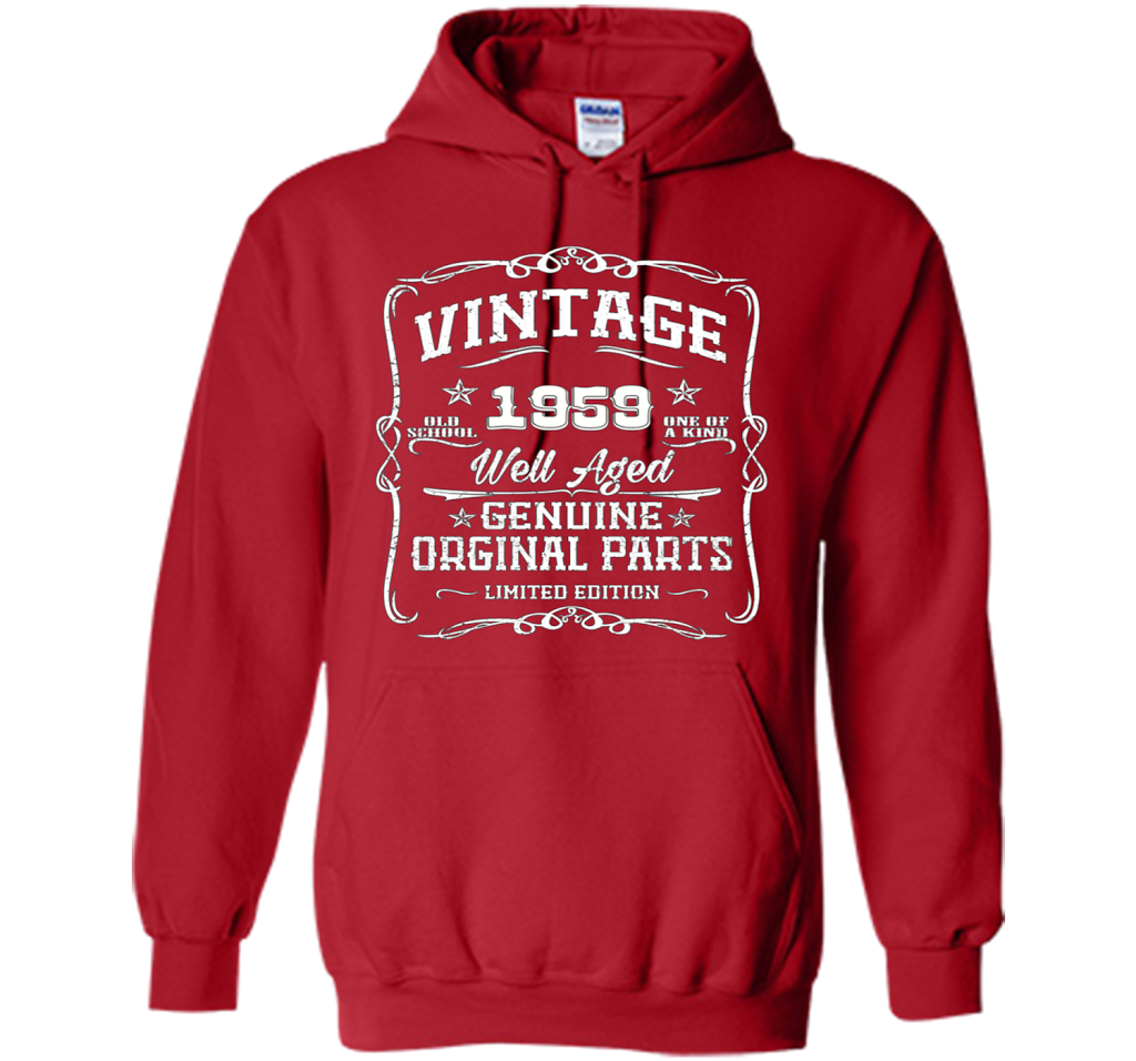 Made In 1959 58th Birthday 58 Years Old Gift T-Shirt shirt Red