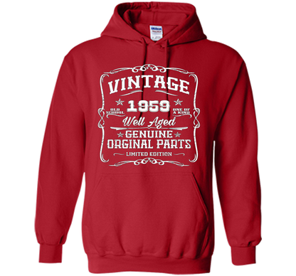 Made In 1959 58th Birthday 58 Years Old Gift T-Shirt shirt Red