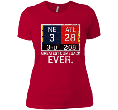 New England 3 - Atlanta 28 T-shirt - Greatest Comeback Ever T-shirt