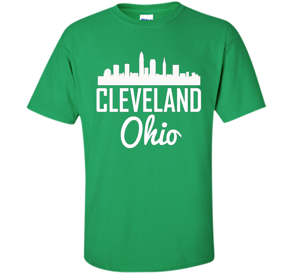 Cleveland Ohio T-shirt Irish Green