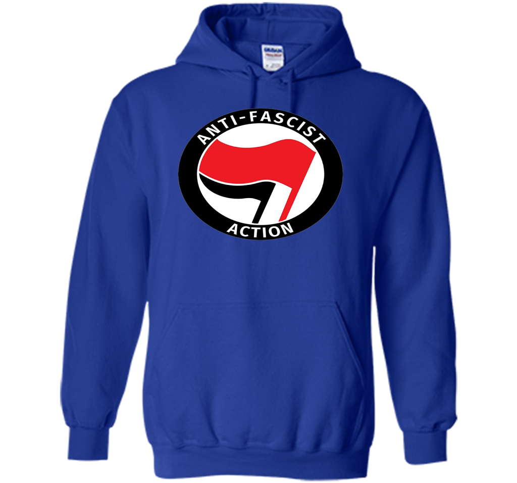 Antifa Logo Antifa Flag Anti Fascist T-shirt Royal