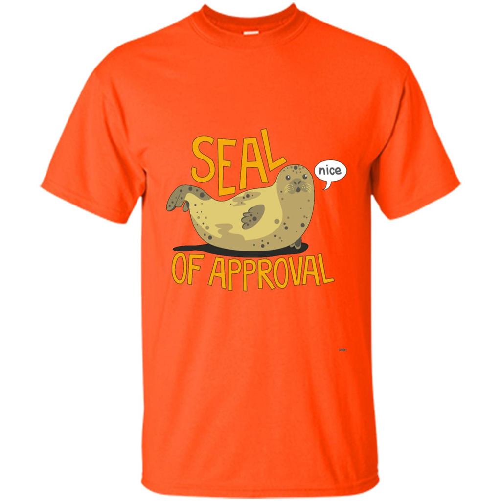Seal Of Approval T-shirt Orange