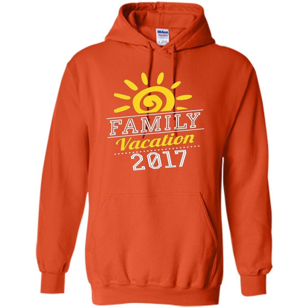 Summer T-shirt Family Vacation 2017 T-shirt Orange