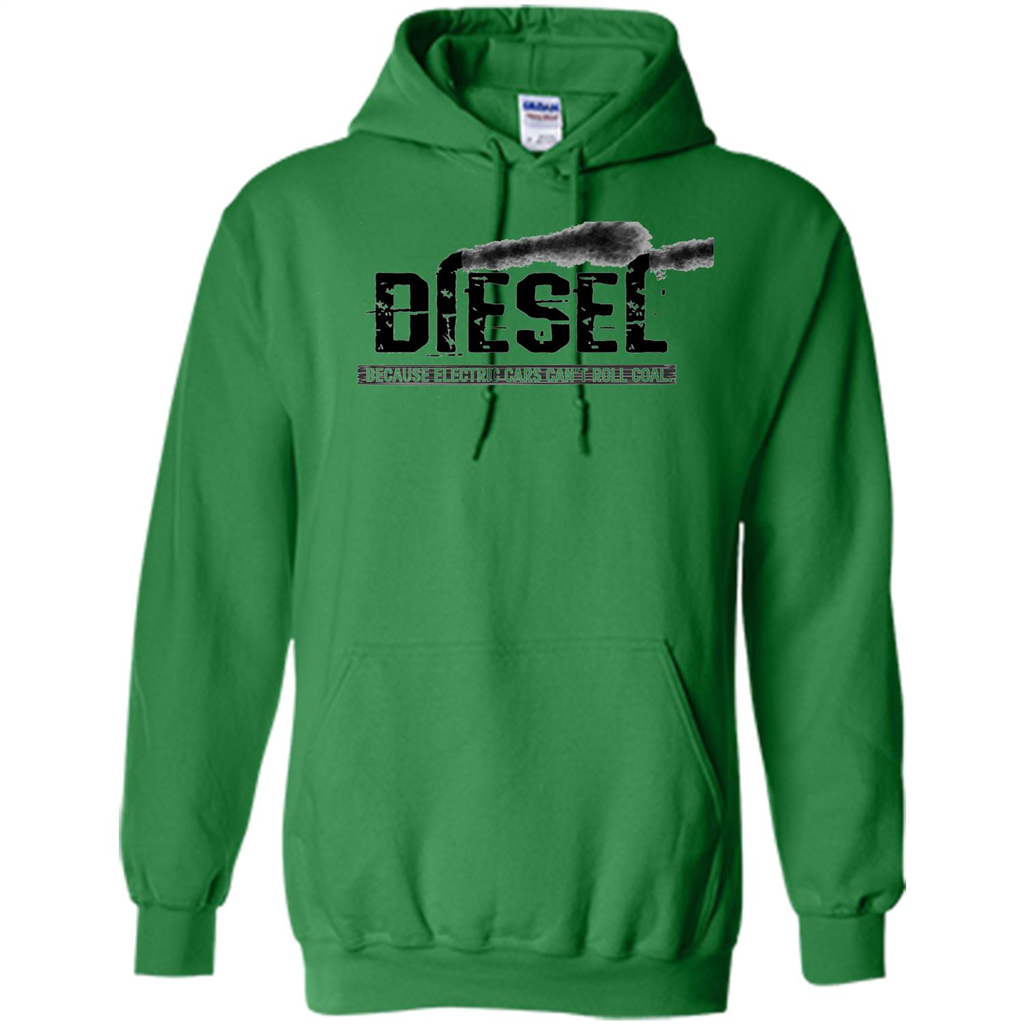 Diesel Rolling Coal T-Shirt Black Smoke Lifted Truck T-Shirt Irish Green