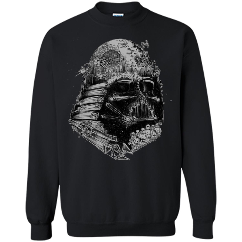 Movie T-shirt Darth Vader Build The Empire Graphic T-shirt Black