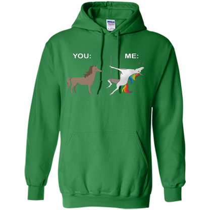 Cute Unicorn You And Me T-shirt Irish Green