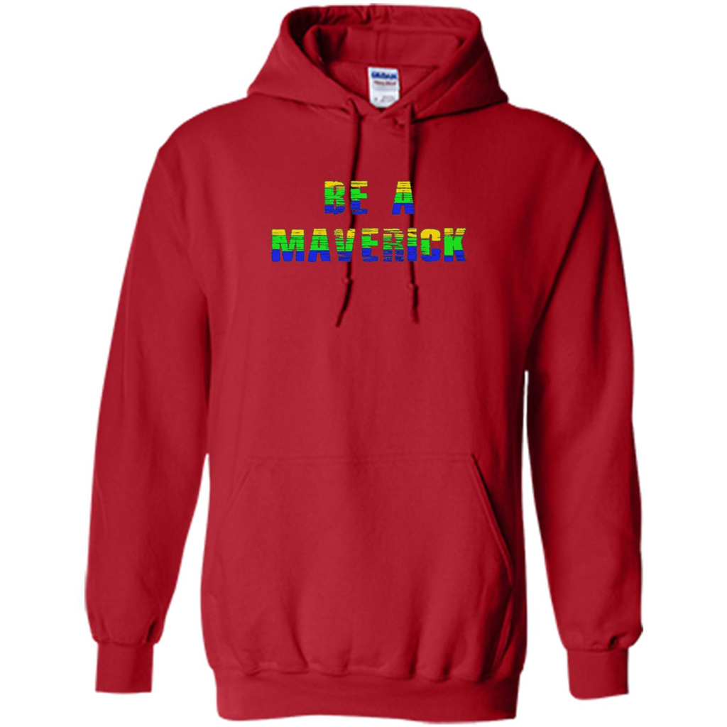 Be A Maverick T-shirt Funny T-shirt Red