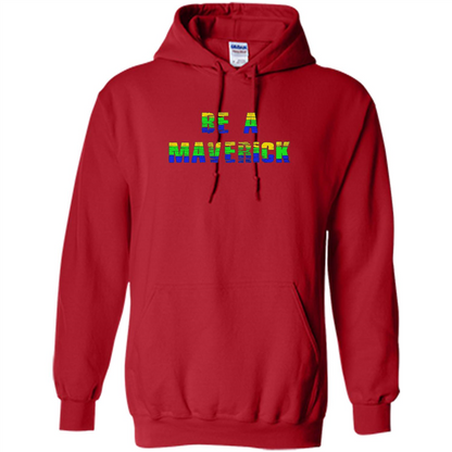 Be A Maverick T-shirt Funny T-shirt Red