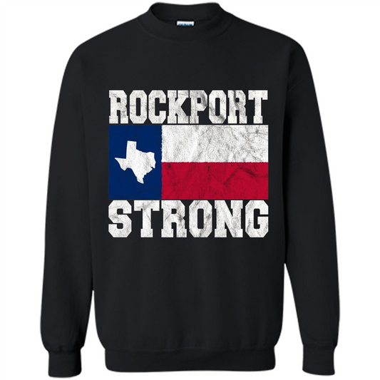 Rockport Strong, Rockport Pride, Rockport Texas T-shirt Black