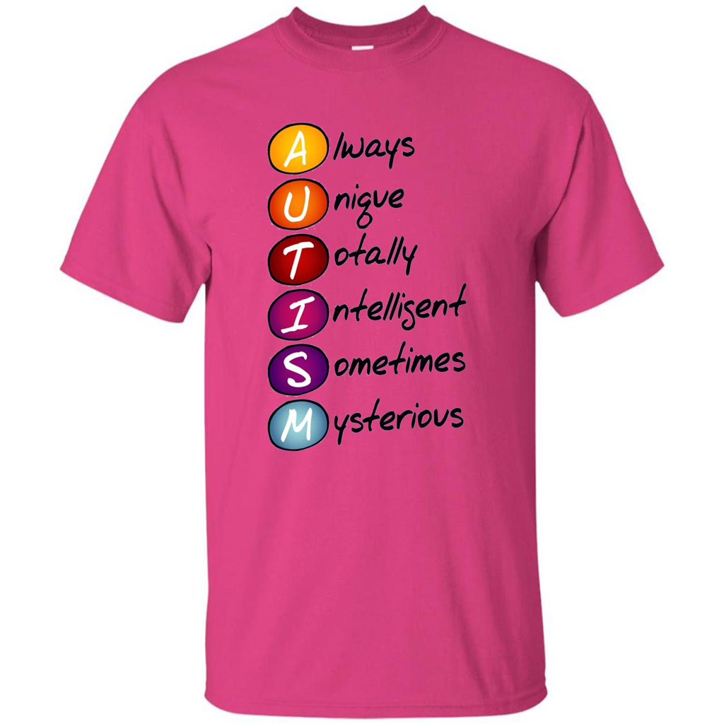 Autism Awareness Definition T-shirt Heliconia