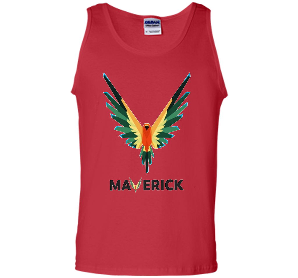 Vibrant T-Shirt Be A Maverick T-shirt Red