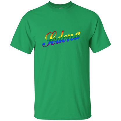 Sedona AZ Arizona LGBTQ Rainbow Flag T-shirt Irish Green