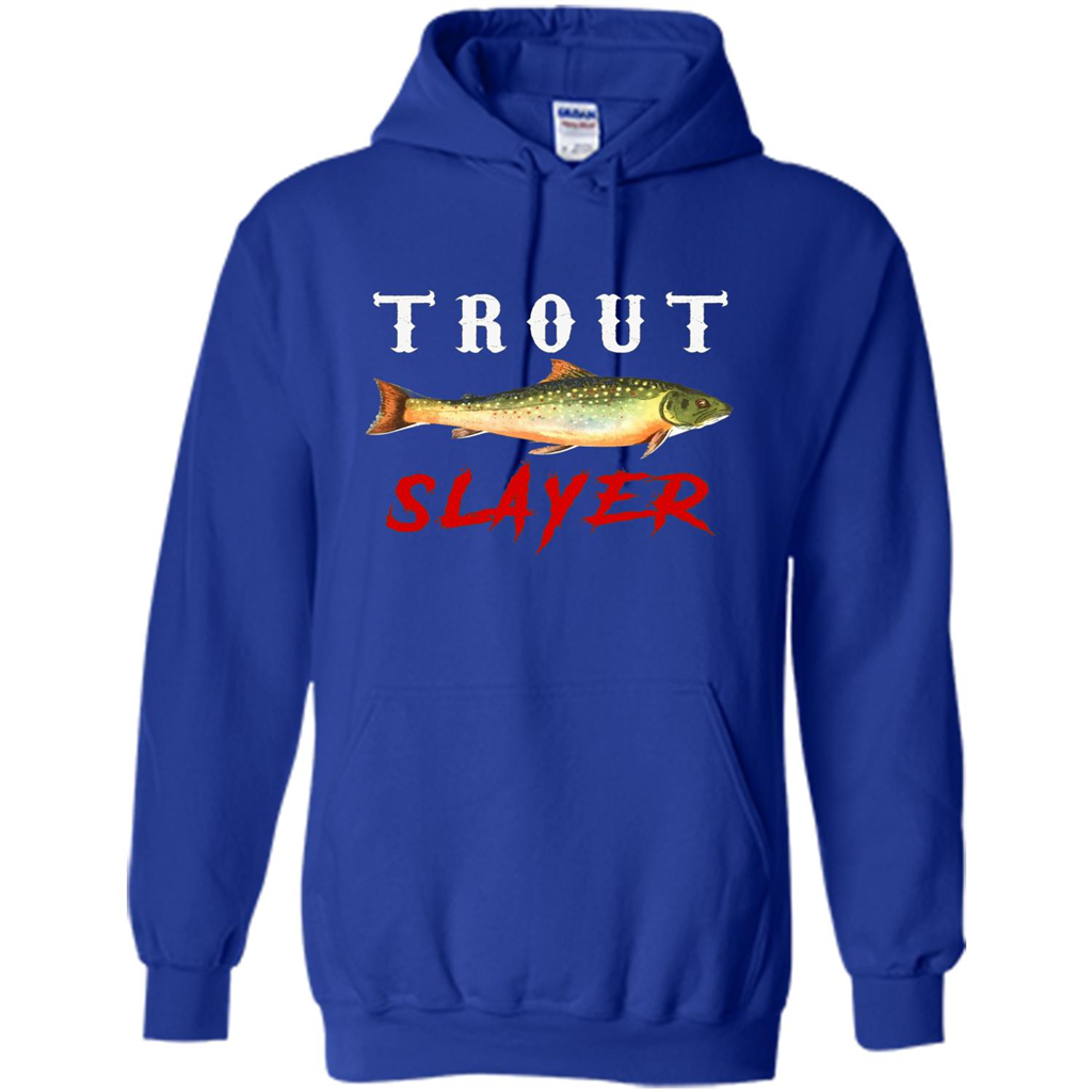 Fisherman T-shirt Trout Slayer T-Shirt Royal