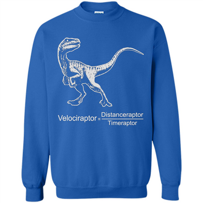 Velociraptor Distanceraptor Timeraptor T-shirt Royal