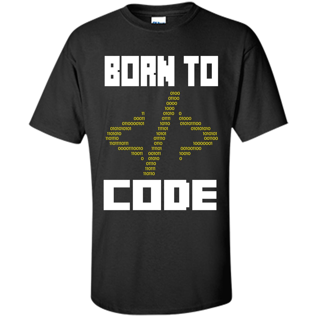 Programmers T-shirt Born To Code Design Developer