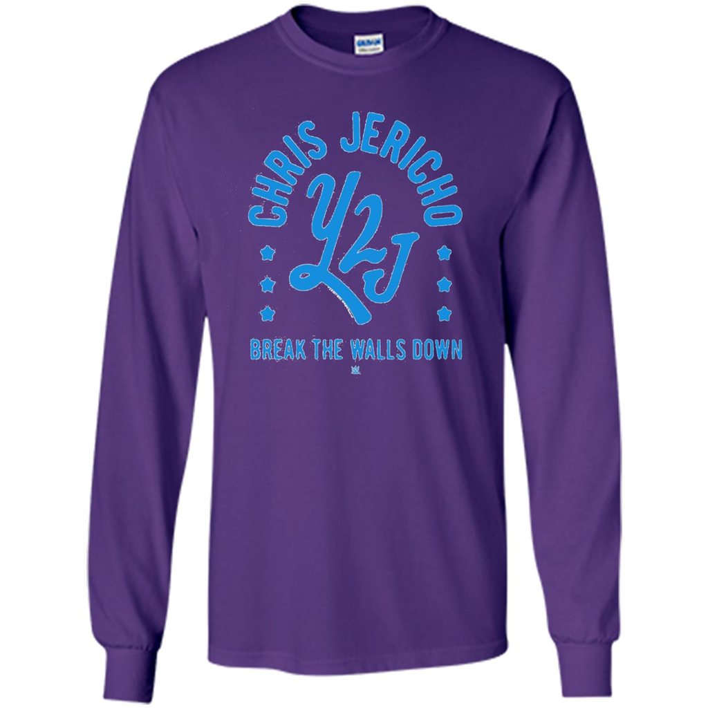 Chris Jericho Break The Walls Down T-shirt Purple