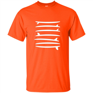 Surfing T-shirt The Longboard Single Fin Surfer T-shirt