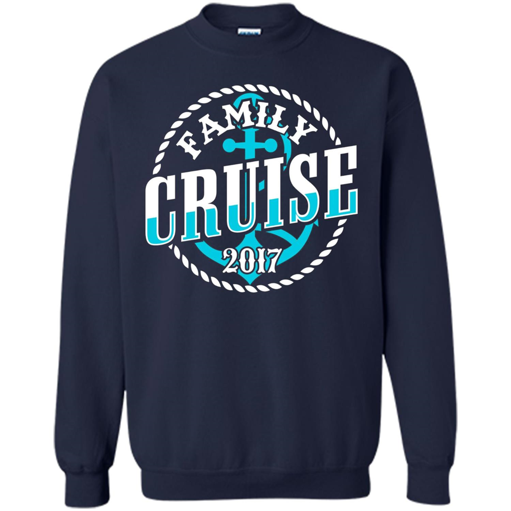 Family Cruise 2017 T-shirt Summer Vacation T-shirt Navy