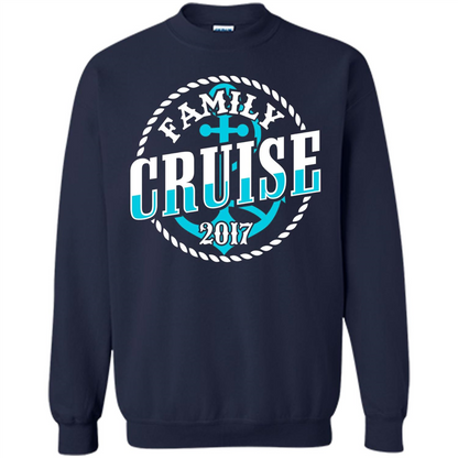 Family Cruise 2017 T-shirt Summer Vacation T-shirt Navy