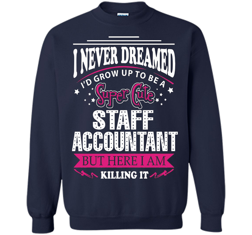 Staff Accountant T-Shirt cool shirt Navy