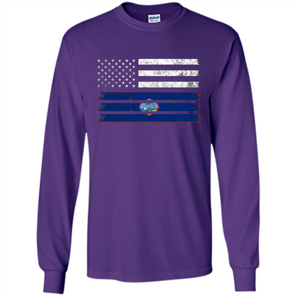 Guamanian American Flag - USA Guam T-shirt Purple