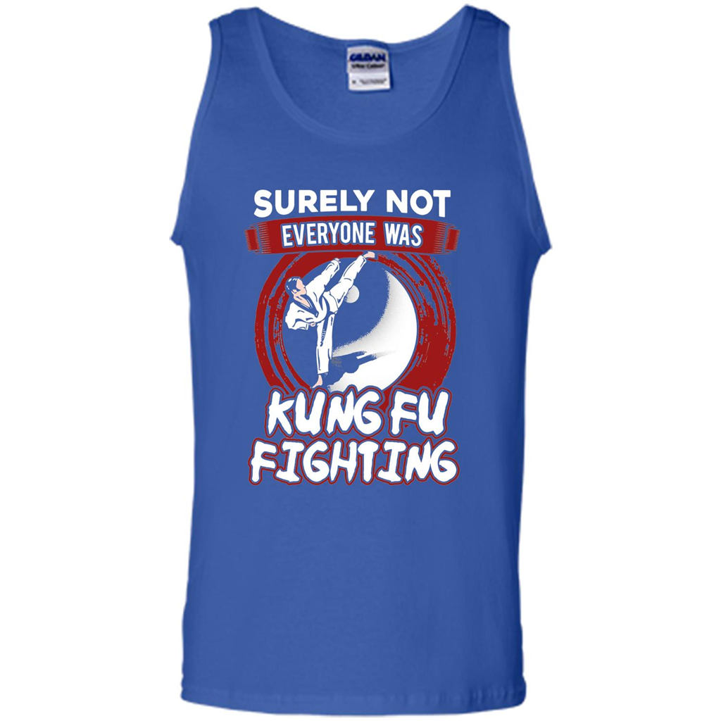 Surely Not Everyone Was Kung Fu Fighting T-shirt Royal