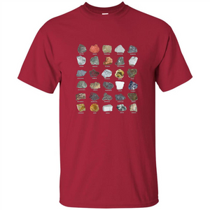 Ores and Minerals Gems and Crystals Rock Collecting T-shirt