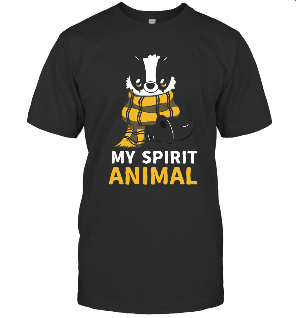 Hufflepuff - My Spirit Animal Harry Potter T-Shirt T-Shirt Black