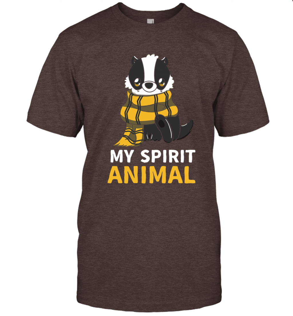 Hufflepuff - My Spirit Animal Harry Potter T-Shirt T-Shirt Dark Chocolate