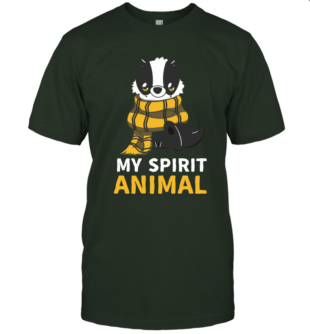Hufflepuff - My Spirit Animal Harry Potter T-Shirt T-Shirt Forest Green