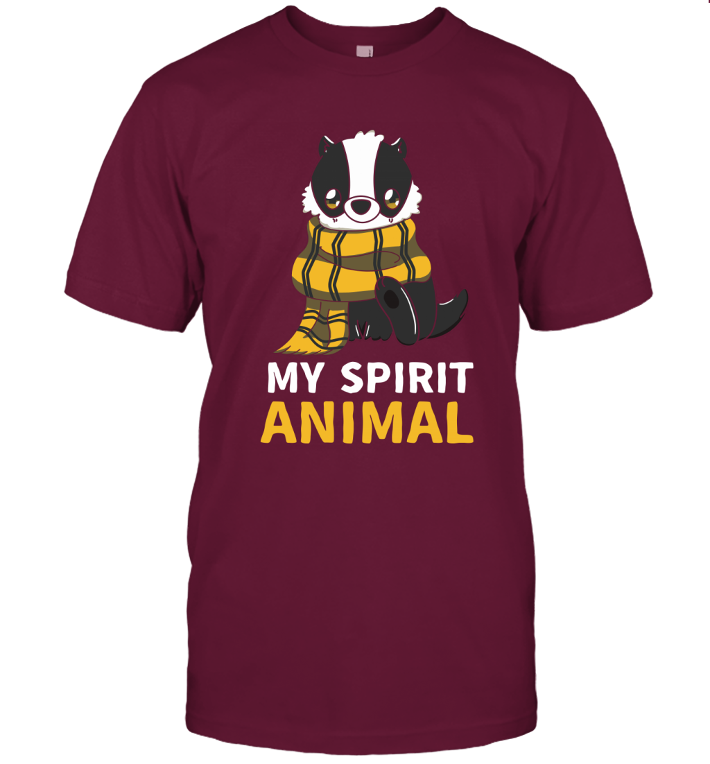 Hufflepuff - My Spirit Animal Harry Potter T-Shirt T-Shirt Maroon