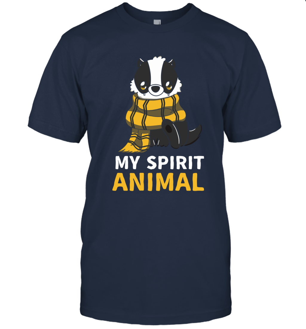 Hufflepuff - My Spirit Animal Harry Potter T-Shirt T-Shirt Navy