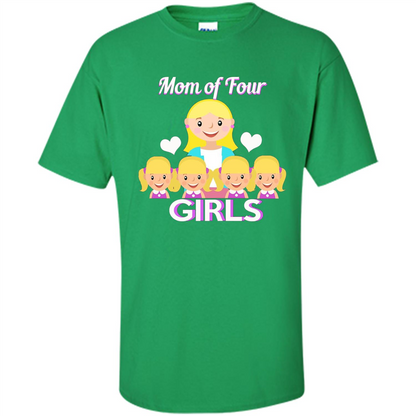 Mothers Day Gift from Daughter Mom Of Four Girls Irish Green