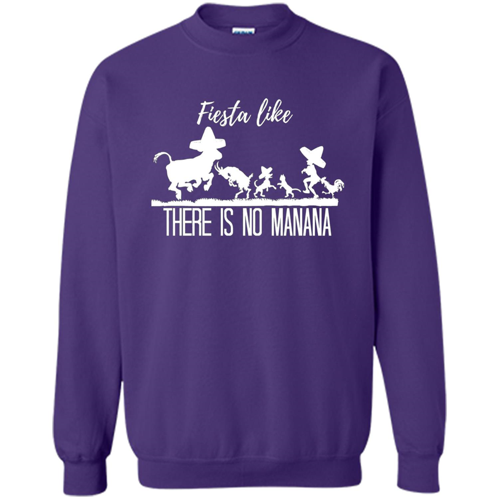 Fiesta Like There Is No Manana T-shirt Purple