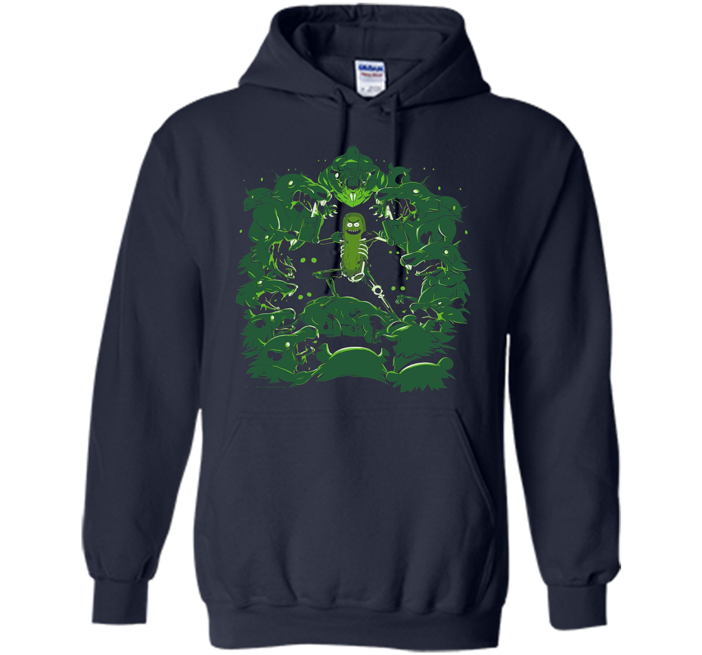 Pickle Rick Vs The Rats T-shirt Navy