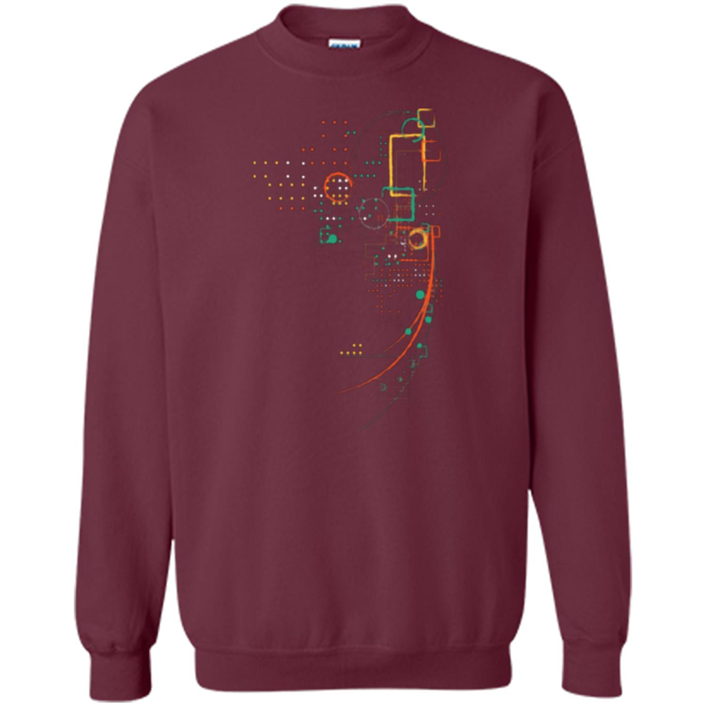 City Grid T-shirt Maroon