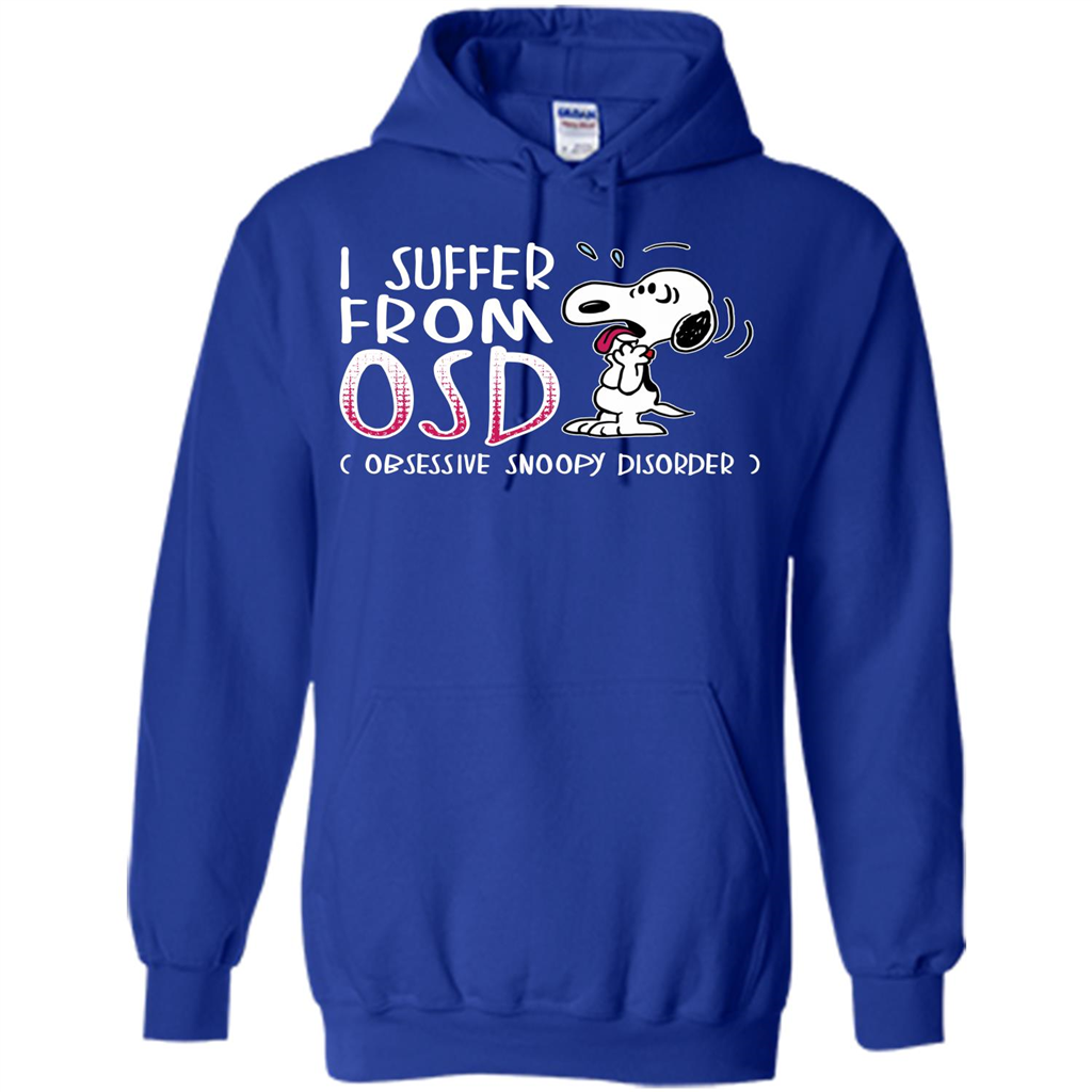 Snoopy T-shirt I Suffer From OSD Obsessive Snoopy Disorder Royal