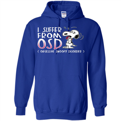 Snoopy T-shirt I Suffer From OSD Obsessive Snoopy Disorder Royal